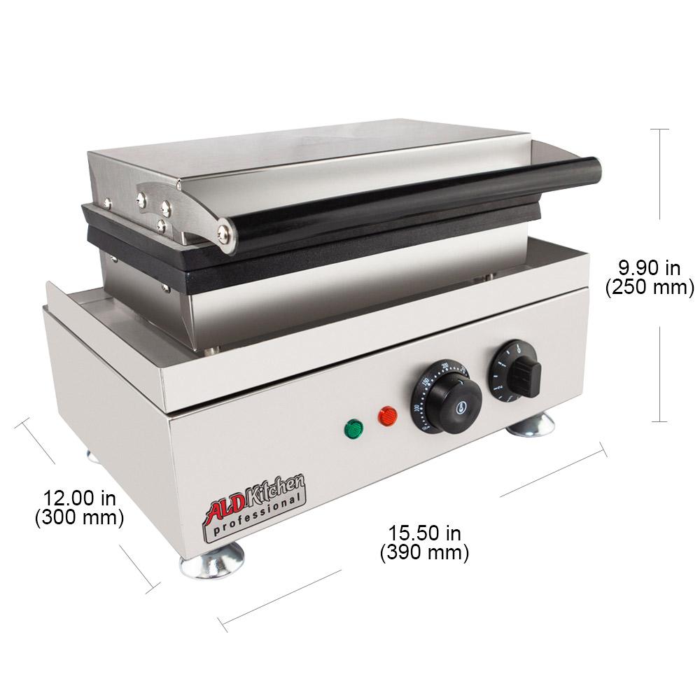 ALDKitchen Electric Griddle | Teppanyaki Grill with Nonstick Teflon Coating - 110V