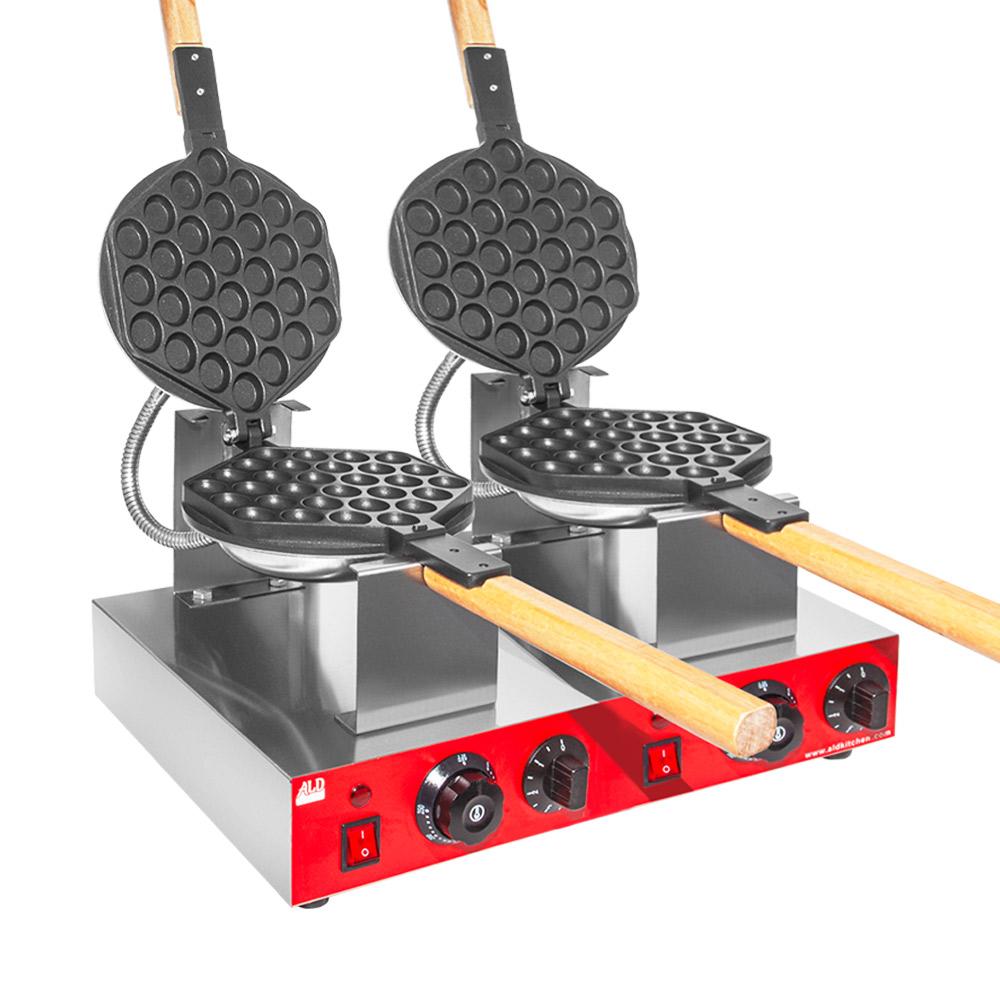 ALDKitchen Stick Waffle Maker Waffle Iron with Red Panel 110V (4 Pcs) - 2