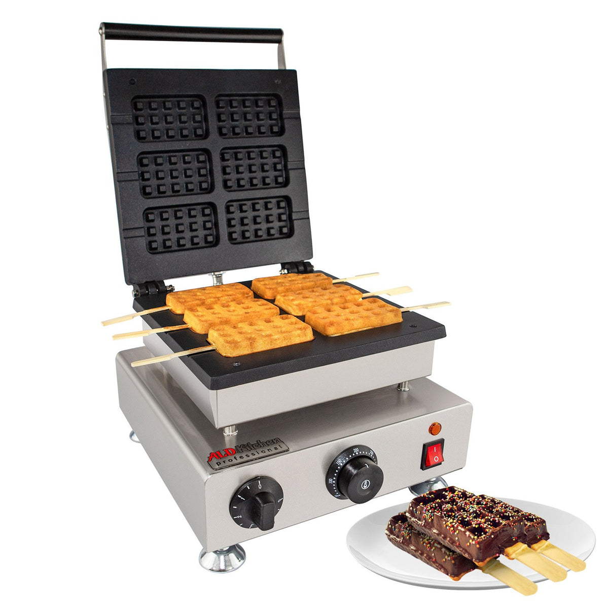 ALDKitchen Square Waffle Iron Press Type Belgium Waffles Stainless  Steel Nonstick – Professional Kitchen Equipment