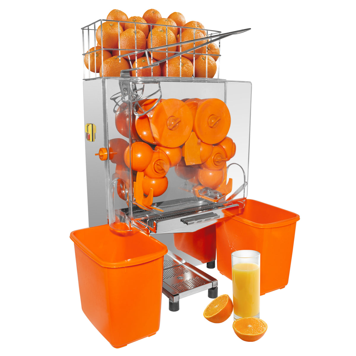 GorillaRock Juicer Machine | Fruit and Vegetables Juice Maker | Stainless Steel | Commercial Juice Extractor 110V