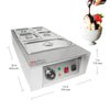 A-C2002-5 Chocolate Melting Machine | Home or Bakery Use | Stainless Steel | Manual Control | 5 Tanks | 110V