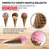 OS-209C_30 Professional Cone Waffle Mix | Chocolate Flavour | GLUTEN FREE & VEGAN | Batter Mix | 30 Lbs | 672 Ice Cream Cones