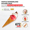 OS-205V_05 Professional Cone Waffle Mix | Vanilla Flavour | GLUTEN FREE | 5 Lbs | 112 Ice Cream Cones