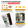 OLD SOUL Mushroom Hot Chocolate Blend | 7-Mushroom Formula | Real Cocoa | Energy, Focus, Immunity | 14 oz (400 g)