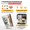 OLD SOUL Mushroom Latte Blend | 7-Mushroom Formula | Arabica Coffee | Energy, Focus, Immunity | 14 oz (400 g)