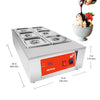 AR-D2002-6 Digital Electric Chocolate Melter | 12 kg Commercial Chocolate Heater | 6 Tanks | 110V