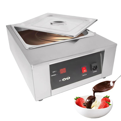 GR-D2002-6 GorillaRock Chocolate Melting Pot Commercial | Electric Chocolate Melting Machine | 6 tanks