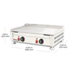 AP-414 Flat Top Griddle | Teppanyaki Grill with Dual Thermostat | 110V