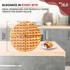 AR-HWB1 Belgian Waffle Maker Thick | Waffle Iron with Red Panel | Nonstick