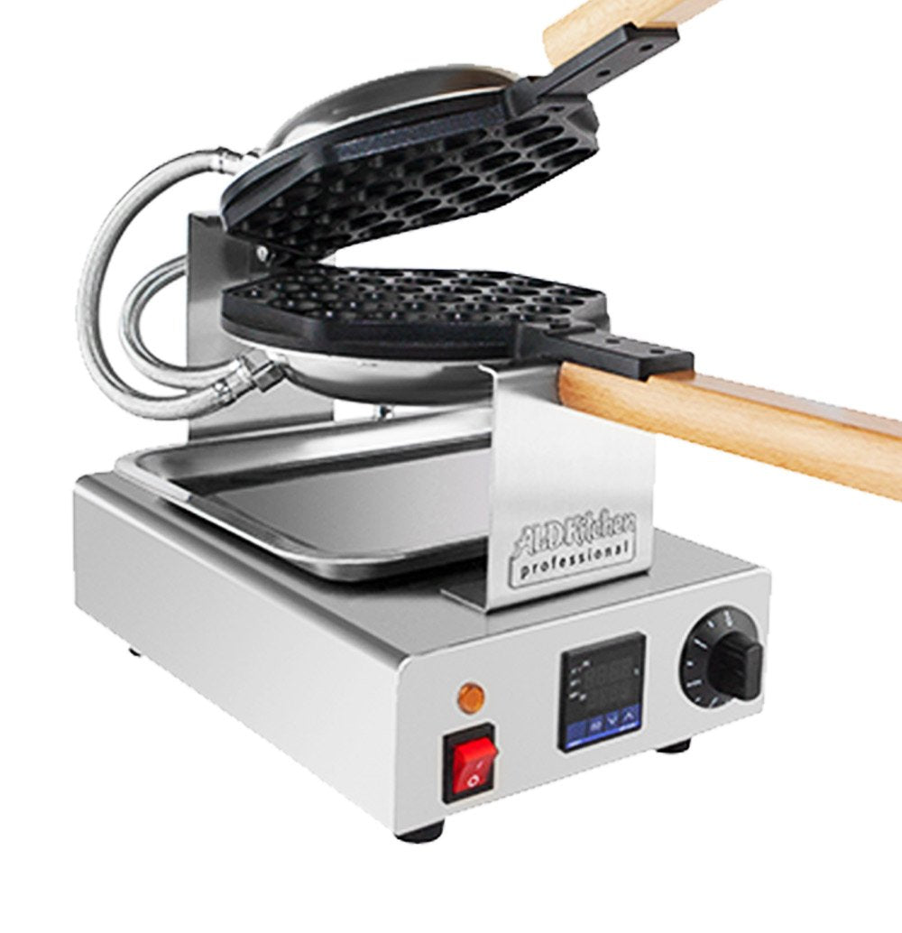 Digital Electric Souffle Maker Waffle Making Machine Pancake Maker Souffle  Grill