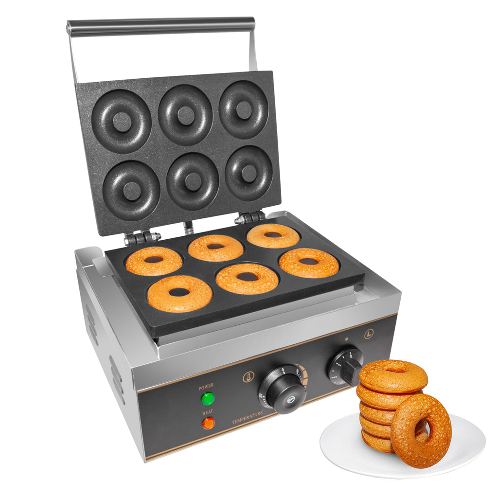 SugarWhisk Mini Donut Maker Machine, Electric Mini Bundt Cake Pan, Bake 6  Bundt Doughnuts with 3 Shapes, Excellent for Breakfast, Snacks, Desserts 