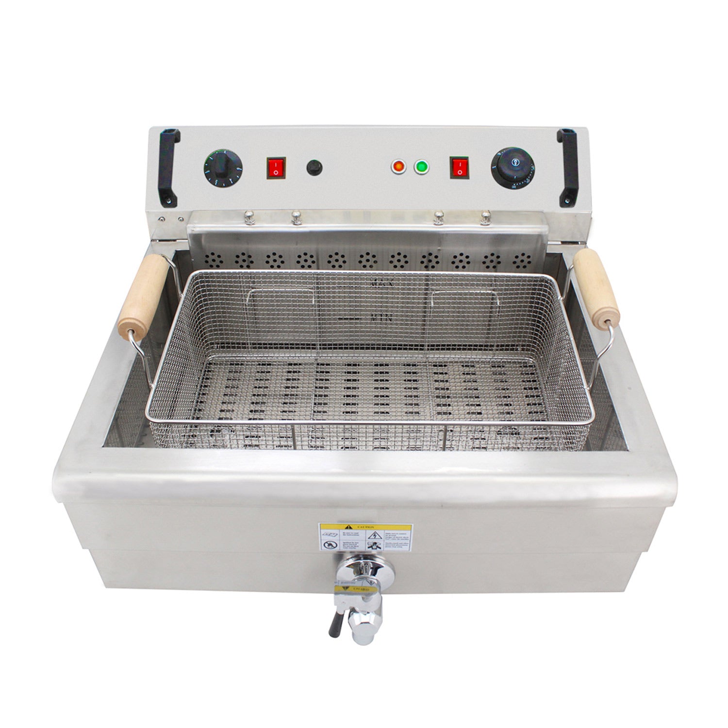 ALDKitchen Commercial Deep Fryer 30L Electric Oil Fryer No plug Professional Kitchen Equipment