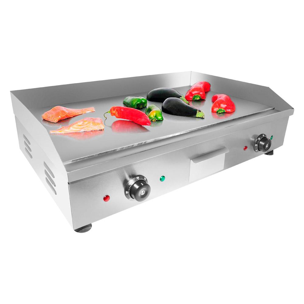 ALDKitchen Flat Top Griddle | Electric Griddle with Manual Control | Teppanyaki Grill | Stainless Steel 110V