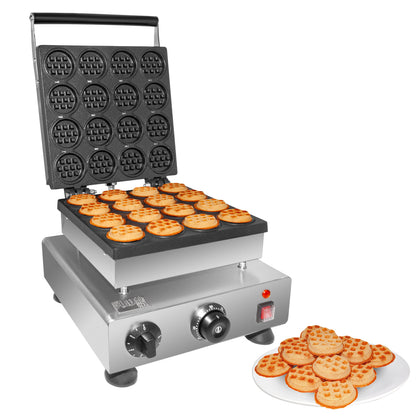 INTSUPERMAI 50 Holes Mini Pancakes Maker Poffertjes Grill Baker