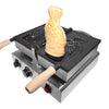 GR-200 Taiyaki Fish Waffle Maker | Electric Taiyaki Machine | 1 Open-Mouth Fish Waffle Cone Iron | Nonstick